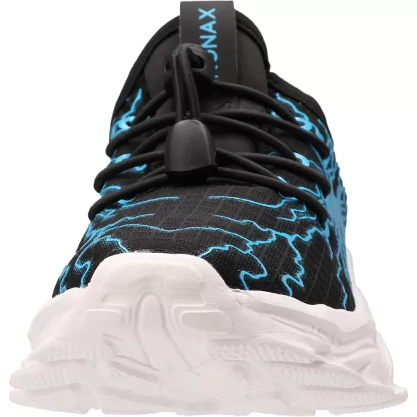 BRONAX LittleBig Boys Comfortable Graffiti Personality Tennis ShoesB Blue