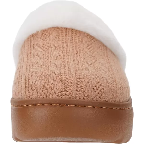 BRONAX Pillow Warm Fuzzy House Slippers for Women with Cushioned Thick SoleBrown