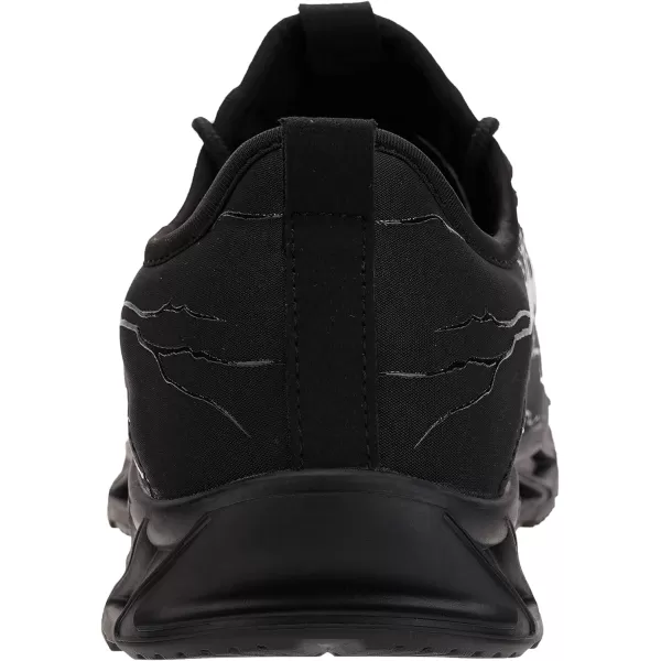 BRONAX Tennis Shoes for Men Comfy Running Walking Fitness Outdoor Sports Gym Athletics Adult Sneakers Male Jogging FootwearAll Black