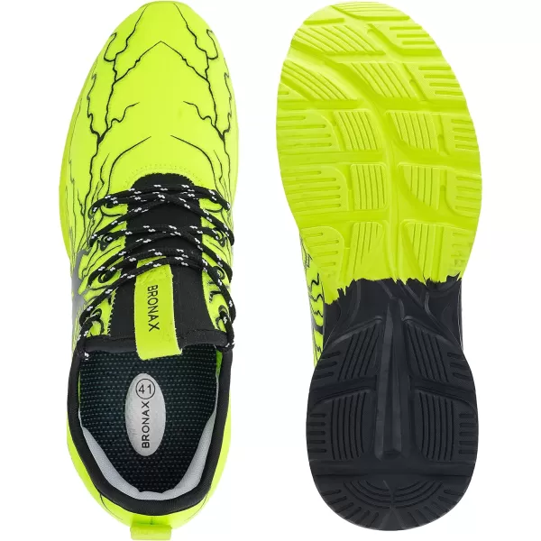 BRONAX Tennis Shoes for Men Comfy Running Walking Fitness Outdoor Sports Gym Athletics Adult Sneakers Male Jogging FootwearGreen