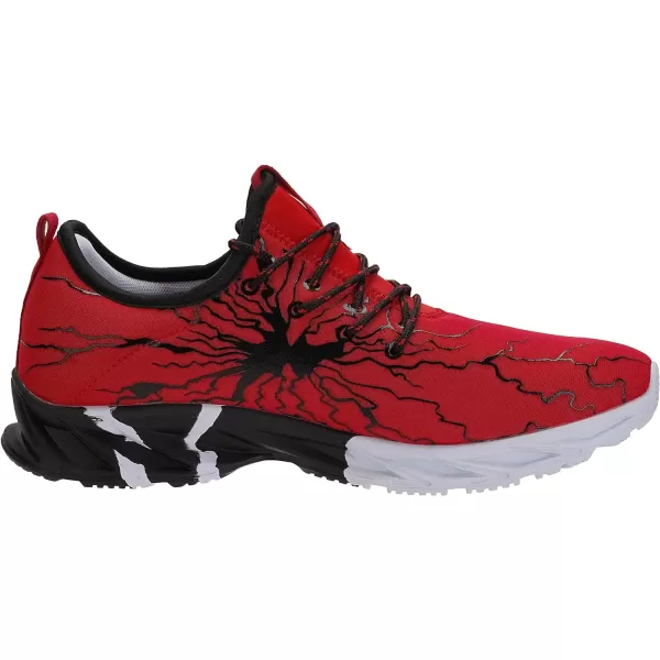 BRONAX Tennis Shoes for Men Comfy Running Walking Fitness Outdoor Sports Gym Athletics Adult Sneakers Male Jogging FootwearRed