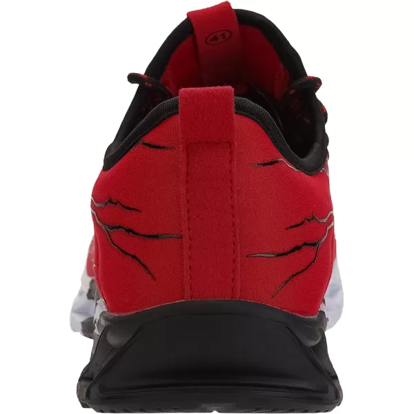 BRONAX Tennis Shoes for Men Comfy Running Walking Fitness Outdoor Sports Gym Athletics Adult Sneakers Male Jogging FootwearRed