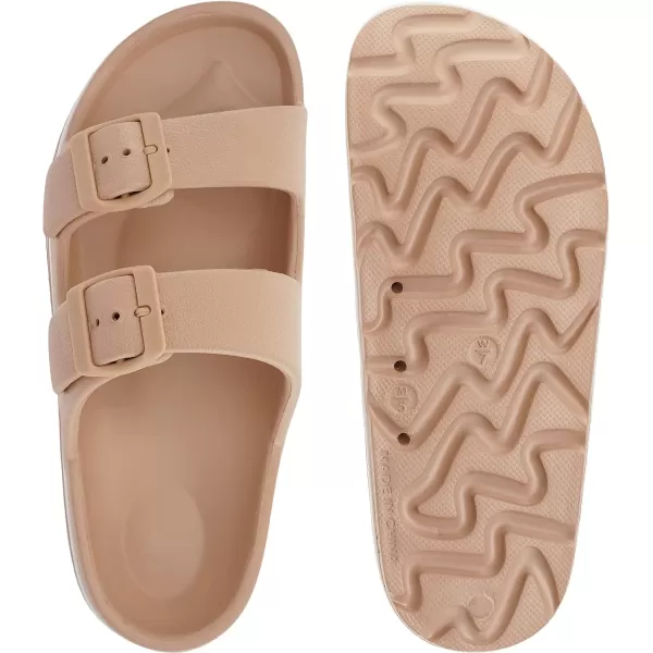 BRONAX Womens Recovery Adjustable Strap Sandals with  Arch SupportY16  Brown