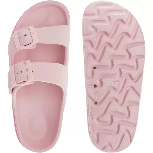 BRONAX Womens Recovery Adjustable Strap Sandals with  Arch SupportY16  Pink