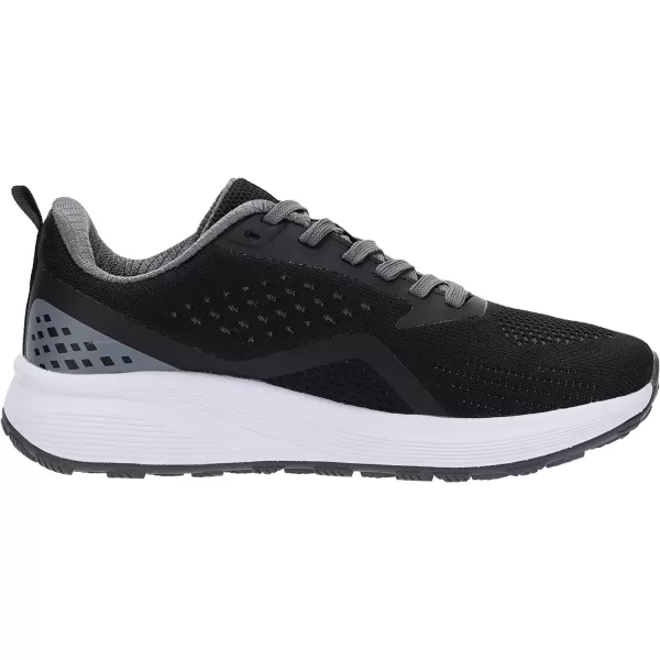 BRONAX Womens Wide Toe Box Road Running Shoes  Wide Athletic Tennis Sneakers with Rubber OutsoleBlack