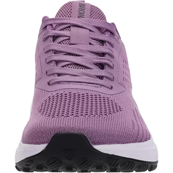 BRONAX Womens Wide Toe Box Road Running Shoes  Wide Athletic Tennis Sneakers with Rubber OutsolePurple