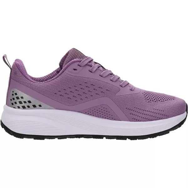 BRONAX Womens Wide Toe Box Road Running Shoes  Wide Athletic Tennis Sneakers with Rubber OutsolePurple