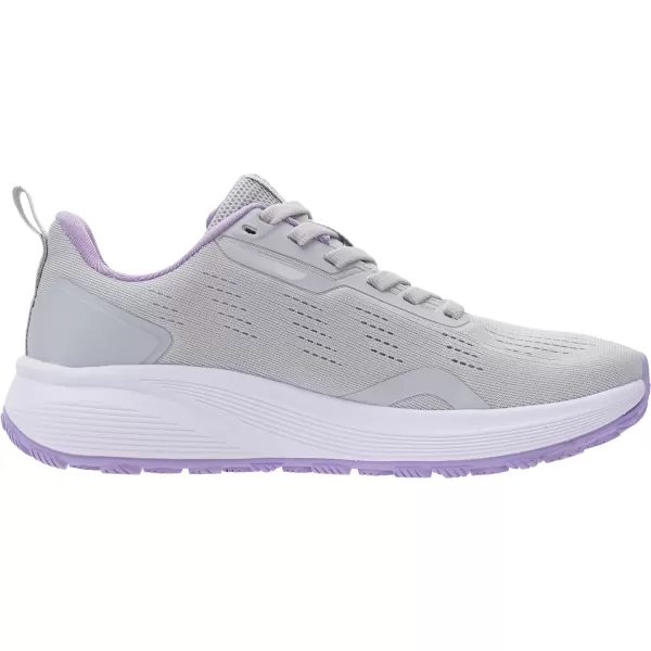 BRONAX Womens Wide Toe Box Road Running Shoes  Wide Athletic Tennis Sneakers with Rubber OutsoleS73  GreyPurple