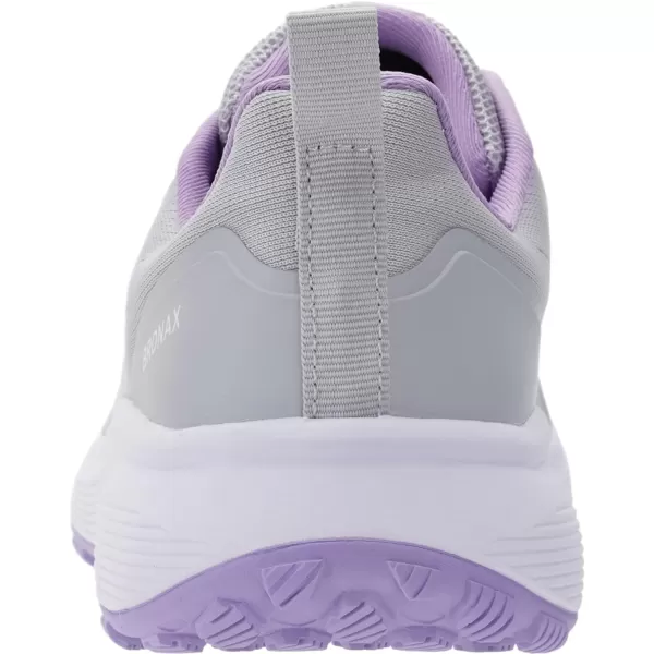 BRONAX Womens Wide Toe Box Road Running Shoes  Wide Athletic Tennis Sneakers with Rubber OutsoleS73  GreyPurple