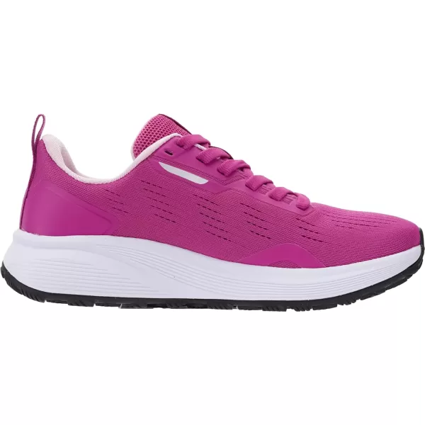 BRONAX Womens Wide Toe Box Road Running Shoes  Wide Athletic Tennis Sneakers with Rubber OutsoleS73  Hot Pink