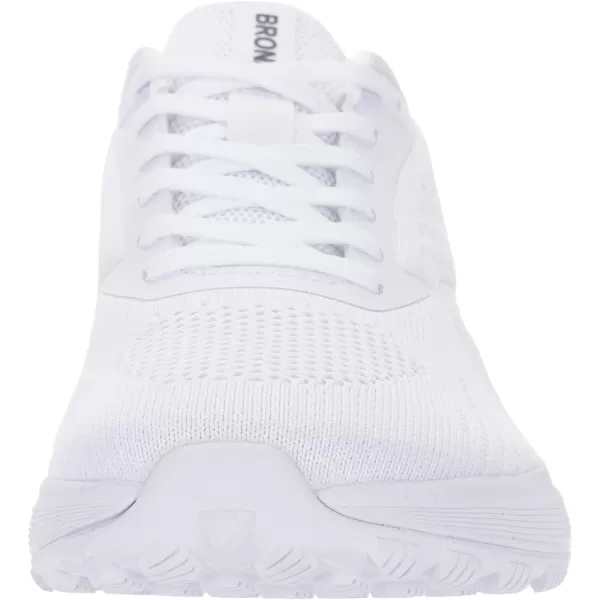 BRONAX Womens Wide Toe Box Road Running Shoes  Wide Athletic Tennis Sneakers with Rubber OutsoleWhite