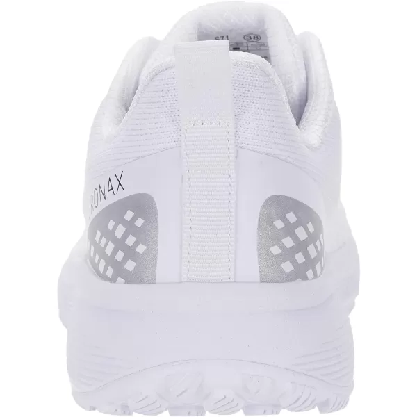 BRONAX Womens Wide Toe Box Road Running Shoes  Wide Athletic Tennis Sneakers with Rubber OutsoleWhite