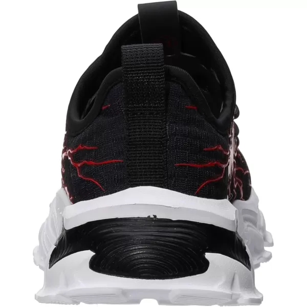 BRONAX LittleBig Boys Comfortable Graffiti Personality Tennis ShoesBlackRed