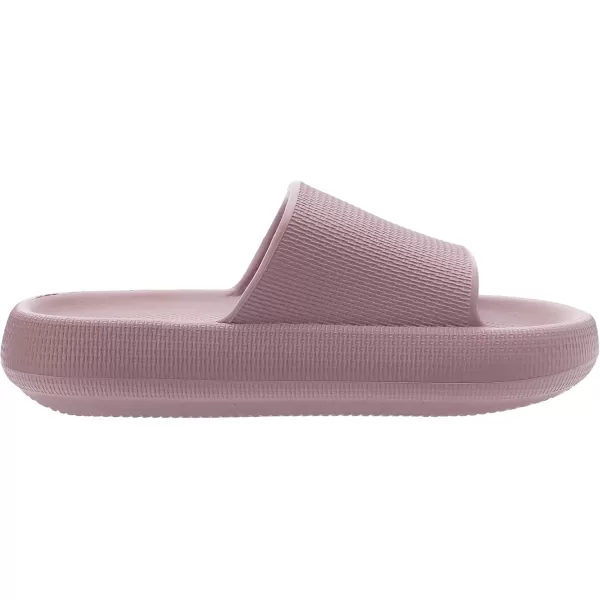 BRONAX Pillow Slippers for Women and Men  House Slides Shower Sandals  Cushioned Thick SoleBlush
