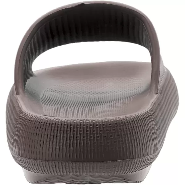 BRONAX Pillow Slippers for Women and Men  House Slides Shower Sandals  Cushioned Thick SoleChocolate