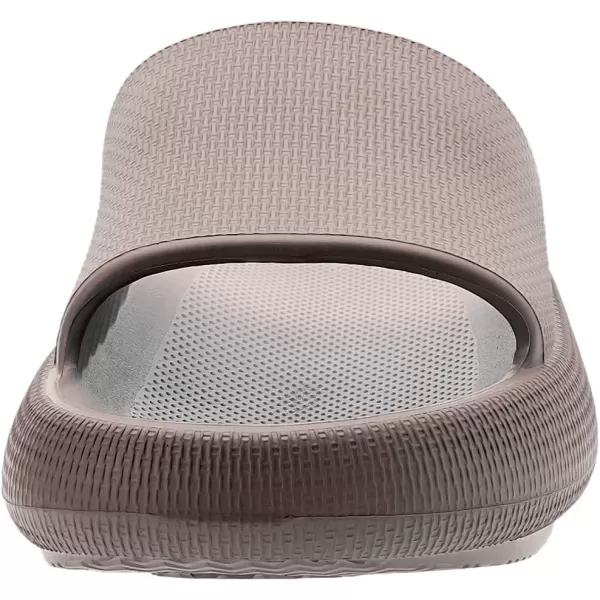 BRONAX Pillow Slippers for Women and Men  House Slides Shower Sandals  Cushioned Thick SoleChocolate
