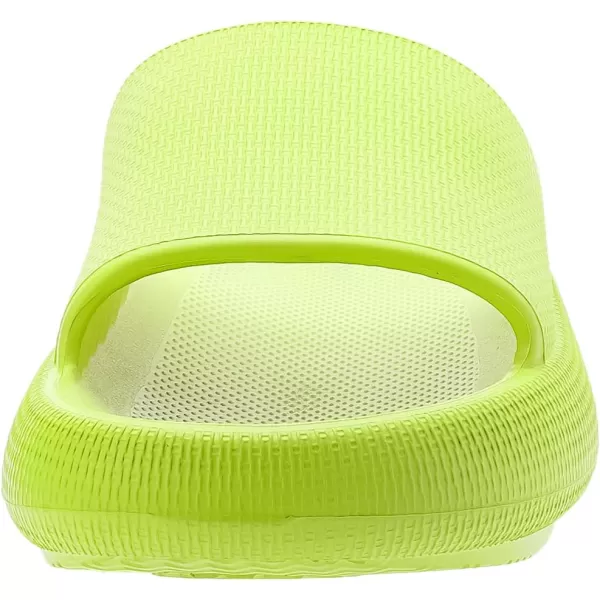 BRONAX Pillow Slippers for Women and Men  House Slides Shower Sandals  Cushioned Thick SoleGreen