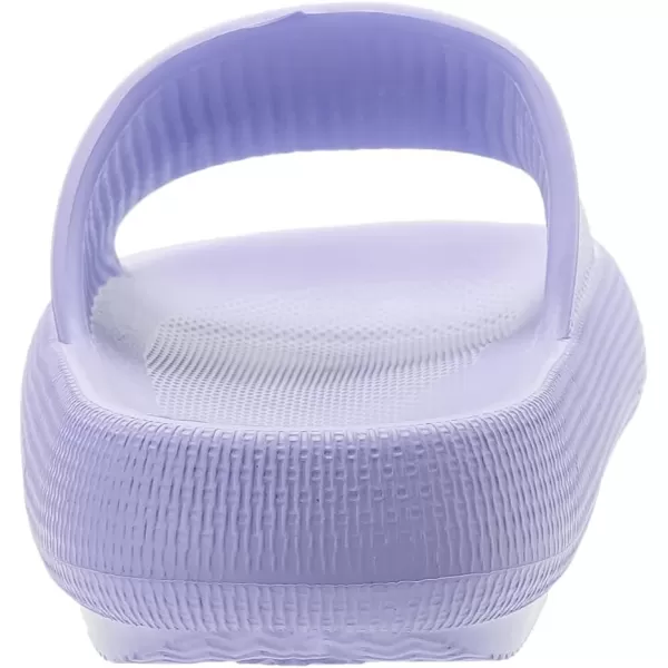 BRONAX Pillow Slippers for Women and Men  House Slides Shower Sandals  Cushioned Thick SoleLight Purple
