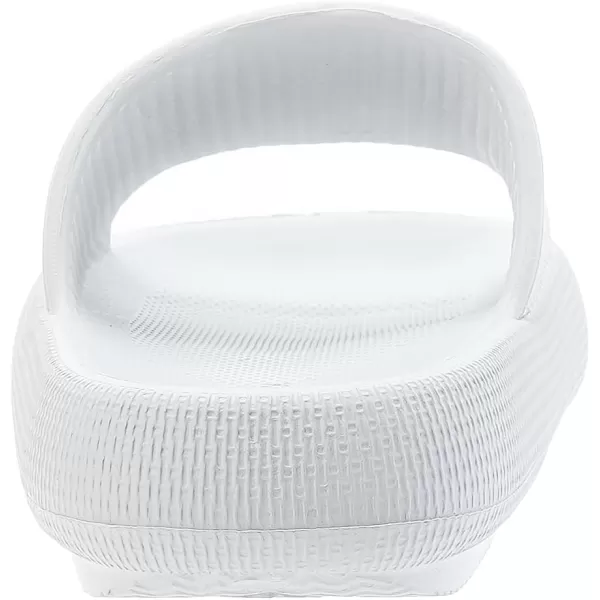 BRONAX Pillow Slippers for Women and Men  House Slides Shower Sandals  Cushioned Thick SoleWhite