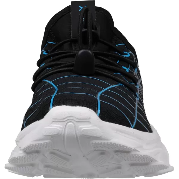 BRONAX LittleBig Boys Tennis Shoes  Comfortable ampamp Lightweight Sneakers for KidsBlackBlue