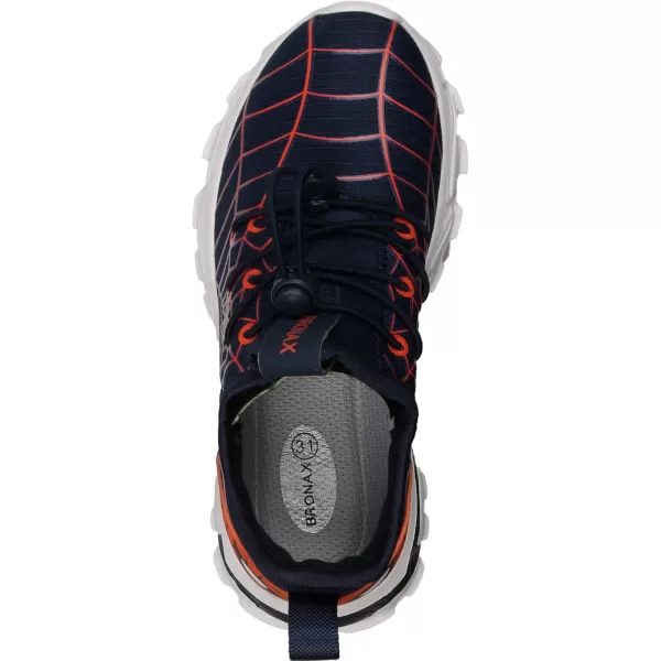 BRONAX LittleBig Boys Tennis Shoes  Comfortable ampamp Lightweight Sneakers for KidsBlueOrange