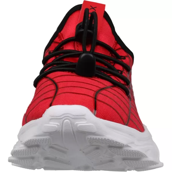 BRONAX LittleBig Boys Tennis Shoes  Comfortable ampamp Lightweight Sneakers for KidsRedBlack