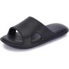 imageBRONAX House Slippers for Women and Mens  Quick Drying Shower Shoes  Cushioned SoleBlack