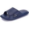 imageBRONAX House Slippers for Women and Mens  Quick Drying Shower Shoes  Cushioned SoleDark Blue