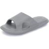imageBRONAX House Slippers for Women and Mens  Quick Drying Shower Shoes  Cushioned SoleGrey