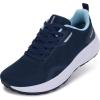 imageBRONAX Womens Wide Toe Box Road Running Shoes  Wide Athletic Tennis Sneakers with Rubber OutsoleS73  Blue