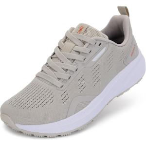 imageBRONAX Womens Wide Toe Box Road Running Shoes  Wide Athletic Tennis Sneakers with Rubber OutsoleS73  Beige