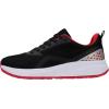 imageBRONAX Mens Wide Cushioned Supportive Road Running Shoes  Wide Toe Box  Rubber OutsoleS71 BlackRed