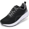imageBRONAX Womens Wide Toe Box Road Running Shoes  Wide Athletic Tennis Sneakers with Rubber OutsoleBlack