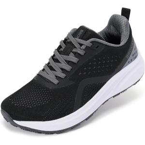 imageBRONAX Womens Wide Toe Box Road Running Shoes  Wide Athletic Tennis Sneakers with Rubber OutsoleBlack