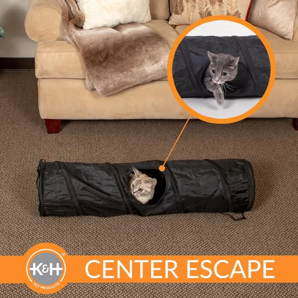 KH Pet Products Cat Playground Bundle with 3 Level Tower  Straight Tunnel Tube  2 Level Tower Cat Tower Tree Condo for Indoor Cat Playground Kitty Activity Tree Cave Cozy Hideaway Center GrayGray