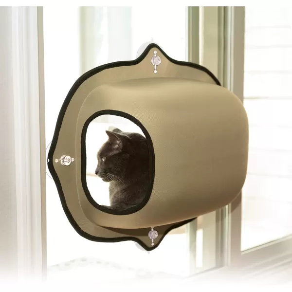 KH Pet Products EZ Mount Window Pod Kitty Sill Tan 27 X 20 InchesTan