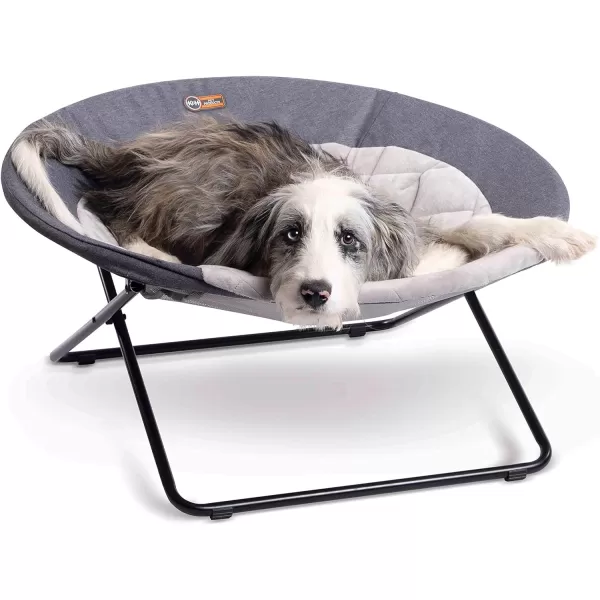 KH Pet Products Elevated Cozy Cot Realtree Edge Medium 24 InchesClassy Gray