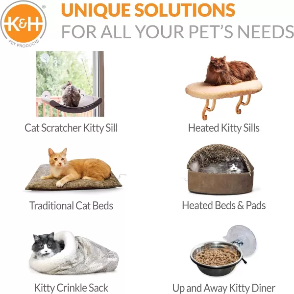 KH Pet Products Hangin Cat Condo Door Mounted Cat Furniture Cat Tree Tan Large 23 X 16 X 65 Inches5 Story Condo Wide