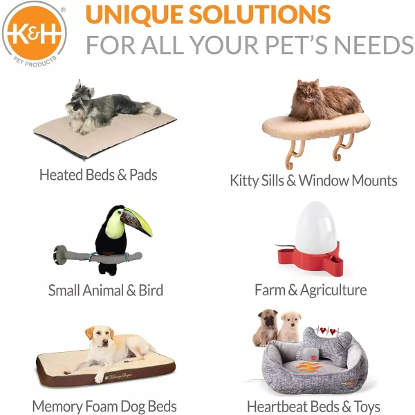 KampH PET PRODUCTS ThermoPerch Heated Bird Perch Gray Small 1 X 105 InchesLarge 2 X 145 Inches Retail Box