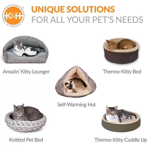 KampH Pet Products Amazin Snuggle Cup Gray 16 X 16 InchesKampH Pet Products Amazin Snuggle Cup Gray 16 X 16 Inches