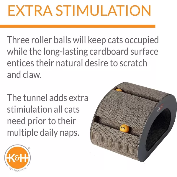 KampH Pet Products Creative Kitty Tunnel 1575 x 95 x 925  Super Fun Scratcher Ball Interactive Play Toy  Physical amp Mental Exercise for CatsKampH Pet Products Creative Kitty Tunnel 1575 x 95 x 925  Super Fun Scratcher Ball Interactive Play Toy  Physical amp Mental Exercise for Cats