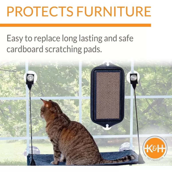 KampH Pet Products EZ Mount Window Cat Scratcher 5 X 10 Inches  Cat Scratcher that Mounts to Virtually Any Smooth SurfaceKampH Pet Products EZ Mount Window Cat Scratcher 5 X 10 Inches  Cat Scratcher that Mounts to Virtually Any Smooth Surface