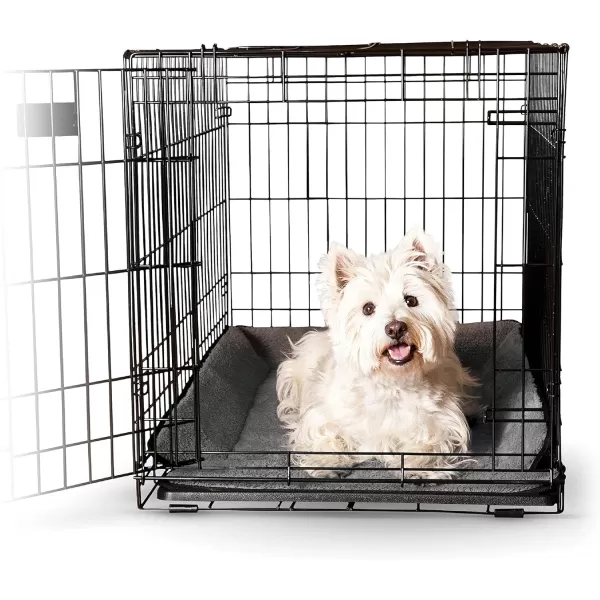 KampH Pet Products Memory Foam Crate Pad Gray XLarge 32 X 48 Inches250L x 200W x 10Th