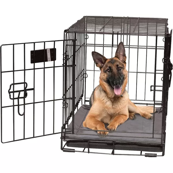 KampH Pet Products Memory Foam Crate Pad Gray XLarge 32 X 48 Inches480L x 320W x 10Th