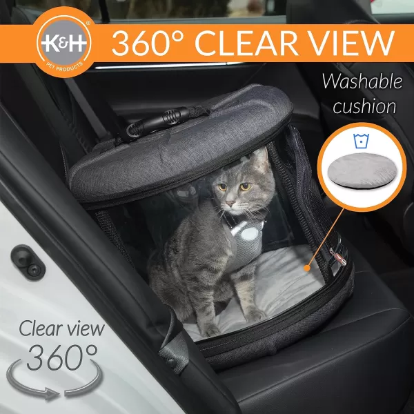 KampH Pet Products Mod Capsule SoftSided Pet Carrier for Cats 360 View Transparent Breathable Cat Travel Carrier Collapsible Small Pet Travel Safety Car Seat  Clear 17 X 17 X 155 InchesKampH Pet Products Mod Capsule SoftSided Pet Carrier for Cats 360 View Transparent Breathable Cat Travel Carrier Collapsible Small Pet Travel Safety Car Seat  Clear 17 X 17 X 155 Inches