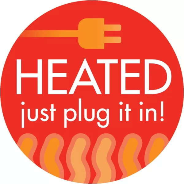 KampH Pet Products Outdoor Heated Kitty House Outdoor Cat House for Outside Community Cats Strays and Ferals Insulated Shelter Warming Cold Weather House with Heated Pad for Winter Cottage DesignHeated Barn Design