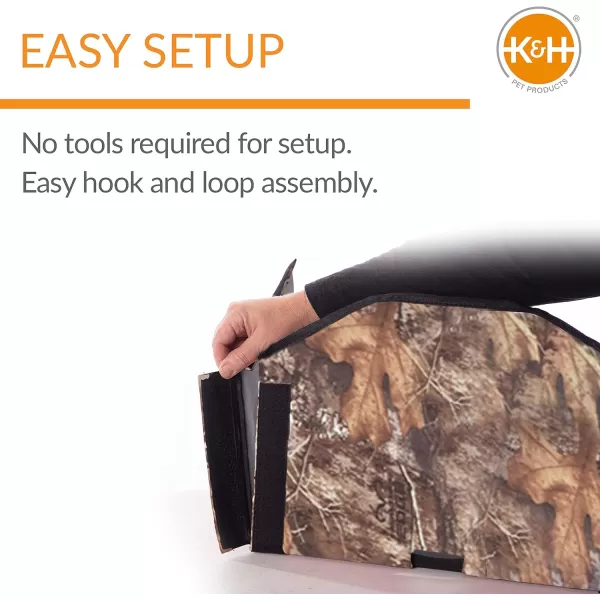 KampH Pet Products Outdoor Kitty Dining Room Outdoor Cat Shelter for Food amp Water Purrfect for Outdoor Feral Cats and Community Cats Olive 14 X 20 X 165Realtree EDGE Dining Room
