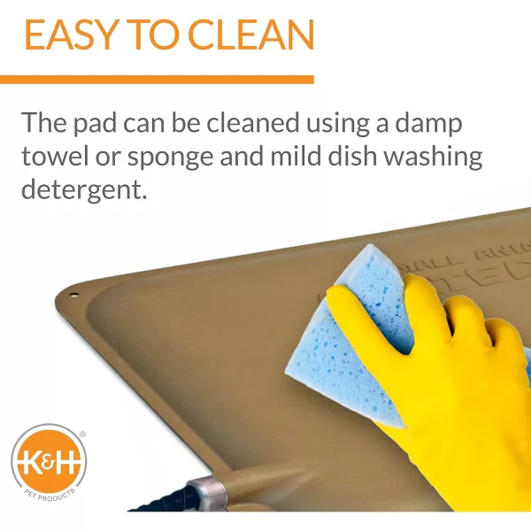 KampH Pet Products ThermoPeep Heated Pad Tan Petite 9 X 12 InchesKampH Pet Products ThermoPeep Heated Pad Tan Petite 9 X 12 Inches