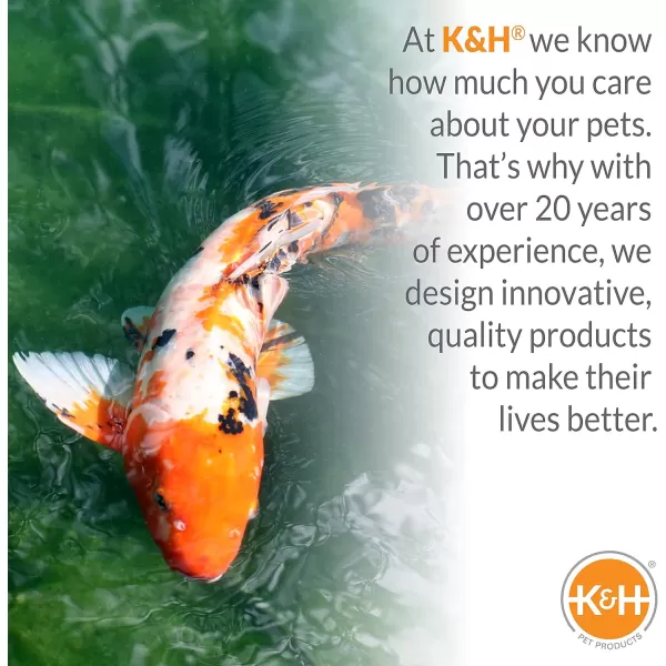 KampH Pet Products ThermoPond Perfect Climate Deluxe Pond Deicer Black 1500W750 Watts Deicer