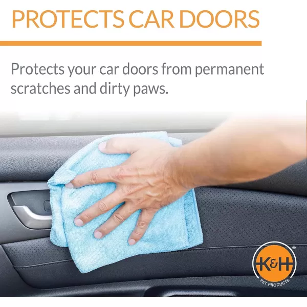 KampH Pet Products Vehicle Door Protector Tan 2 Packs Interior Car Door Protector from Dog Scratching Sedan and SUV Pet Protector for Car Door ScratchesGray Vehicle Door Protector